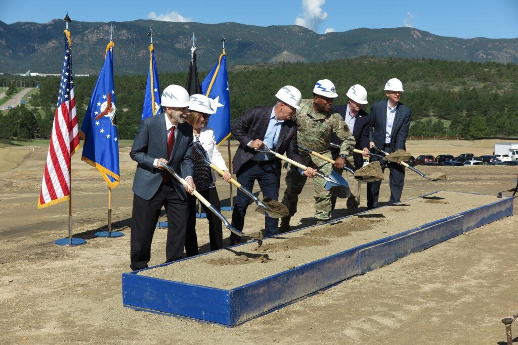 AIR FORCE ACADEMY VISITOR CENTER GROUNDBREAKING BOYCE