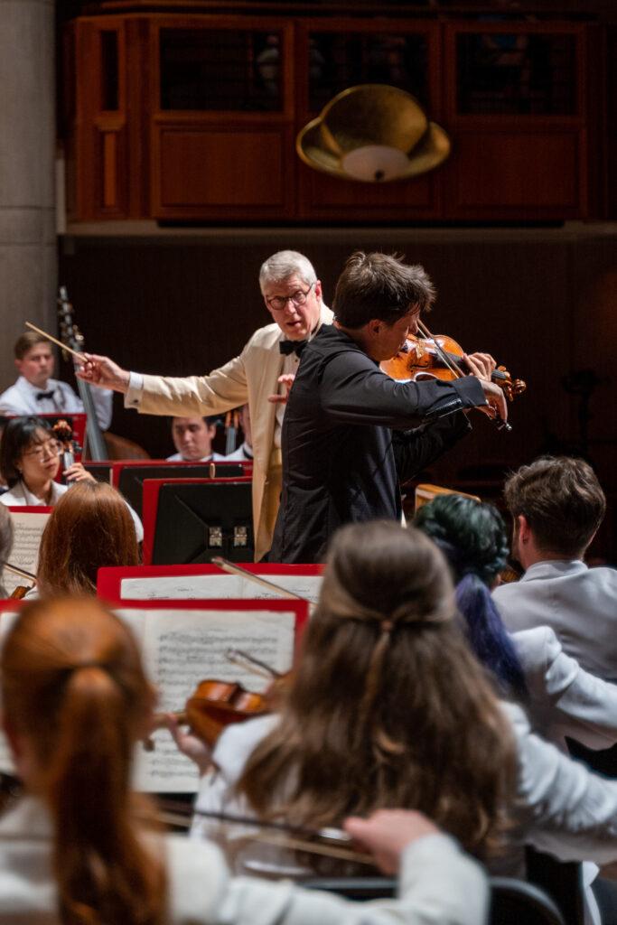 Runout Concert_Newman Center_Michael Stern_Joshua Bell