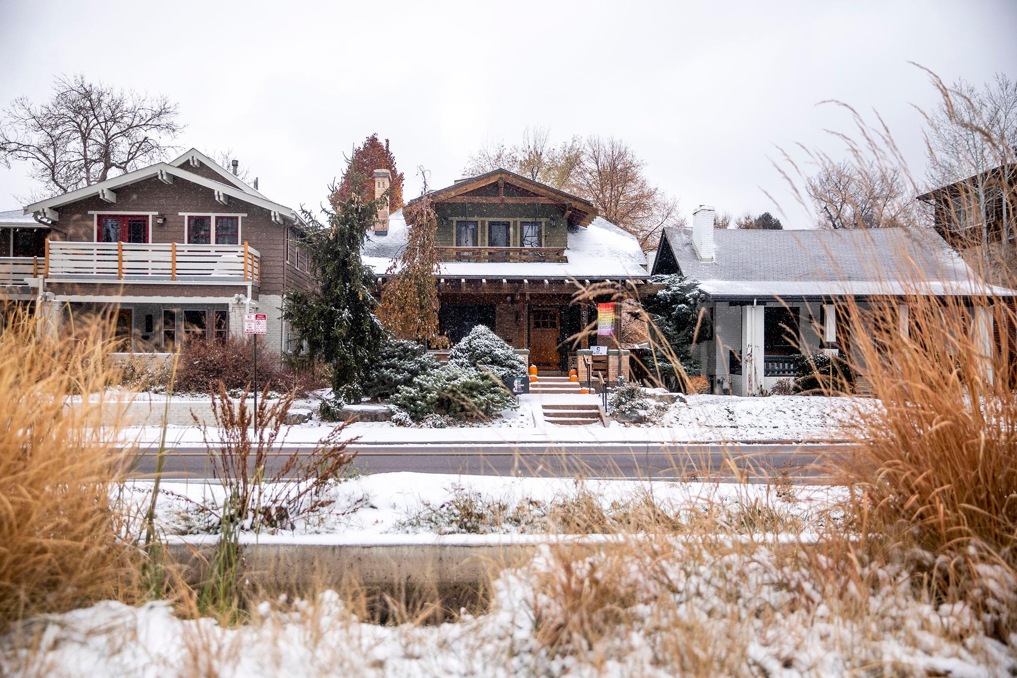 A snowy day at Washington Park. Nov. 17, 2022.