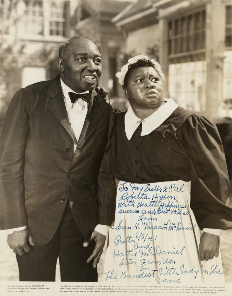 Sam and Hattie McDaniel in 1941 studio publicity photo