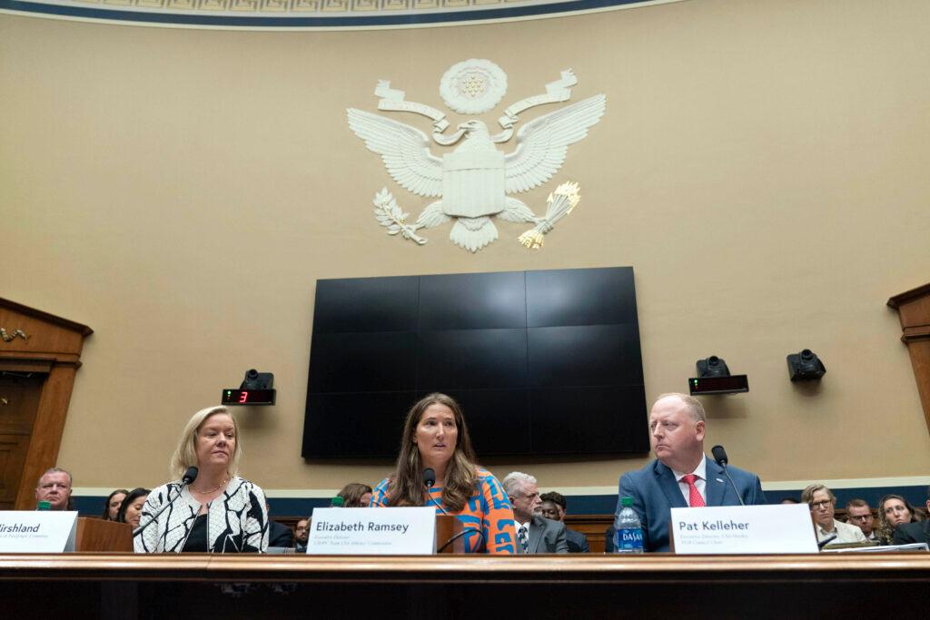 Sarah Hirshland, Elizabeth Ramsey, Pat Kelleher