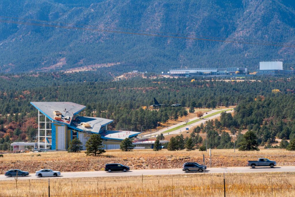 USAFA Air Fiorce Academy visitor center construction