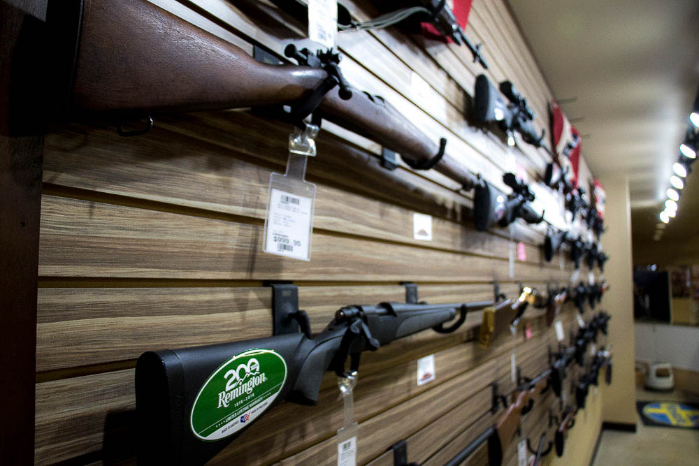 Guns for sale at Lakewood's Bristlecone Shooting Range