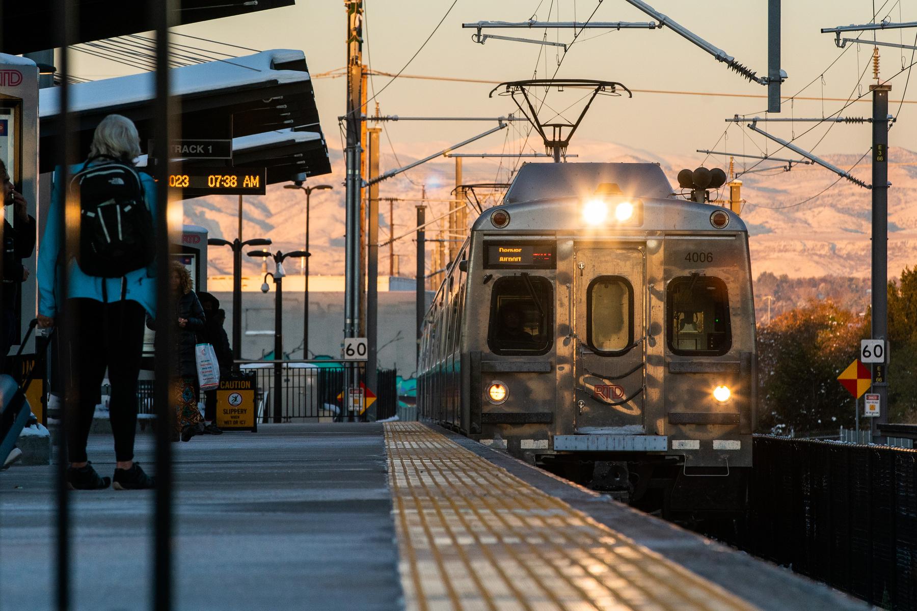 RTD COMMUTER RAIL A LINE COLORADO STATION