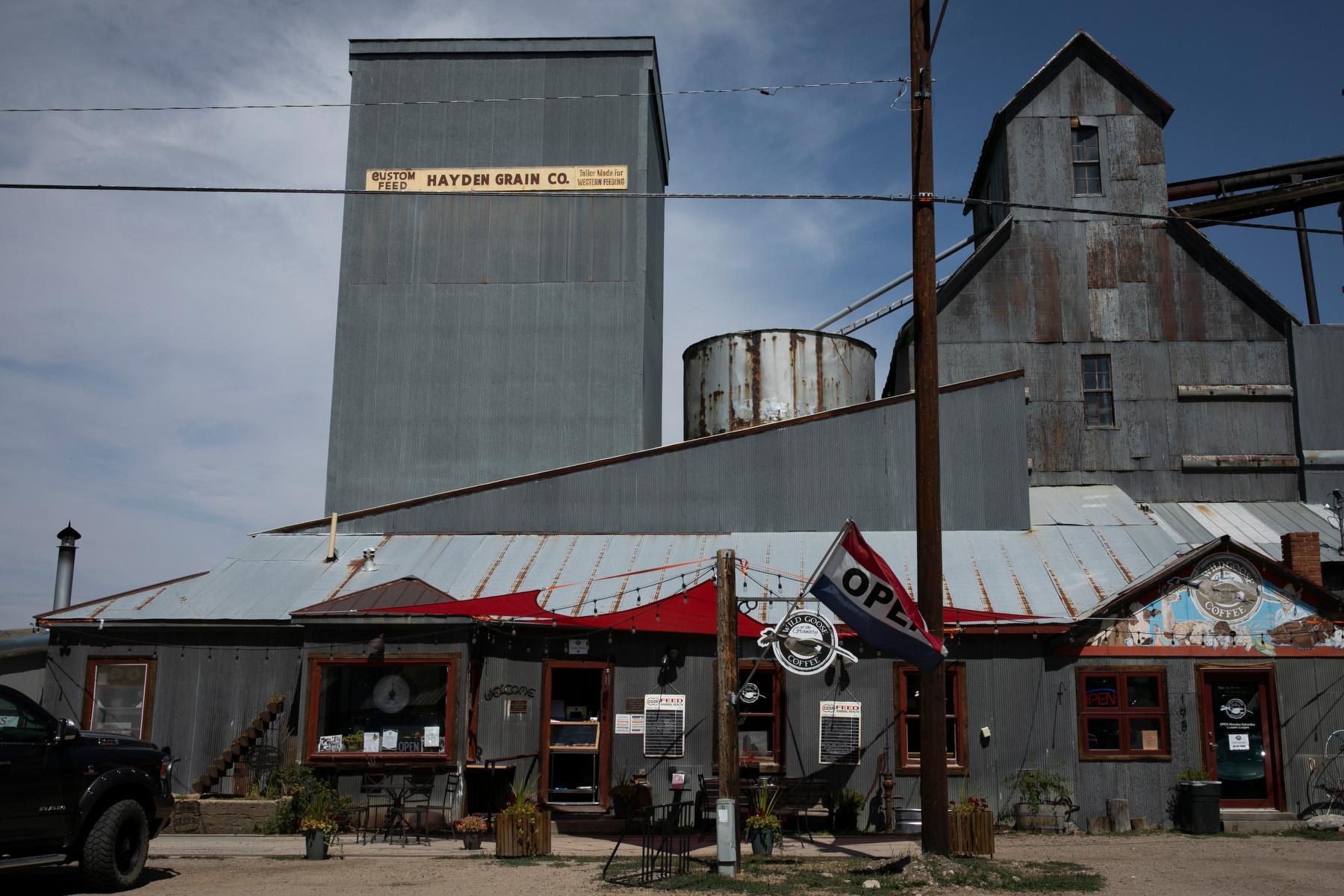 WILD GOOSE COFFEE HAYDEN GRAIN ELEVATOR