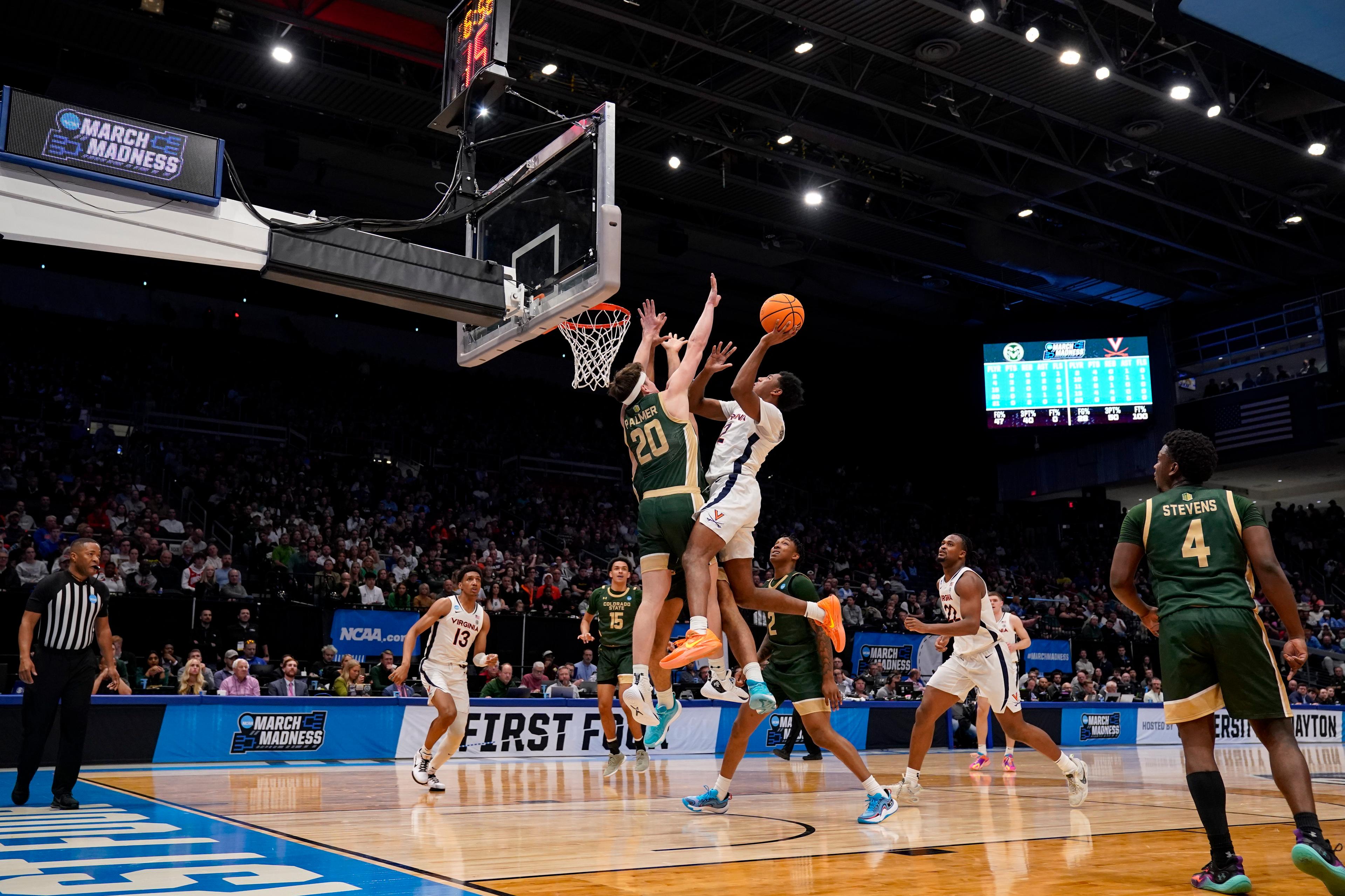 NCAA Colorado St Virginia Basketball