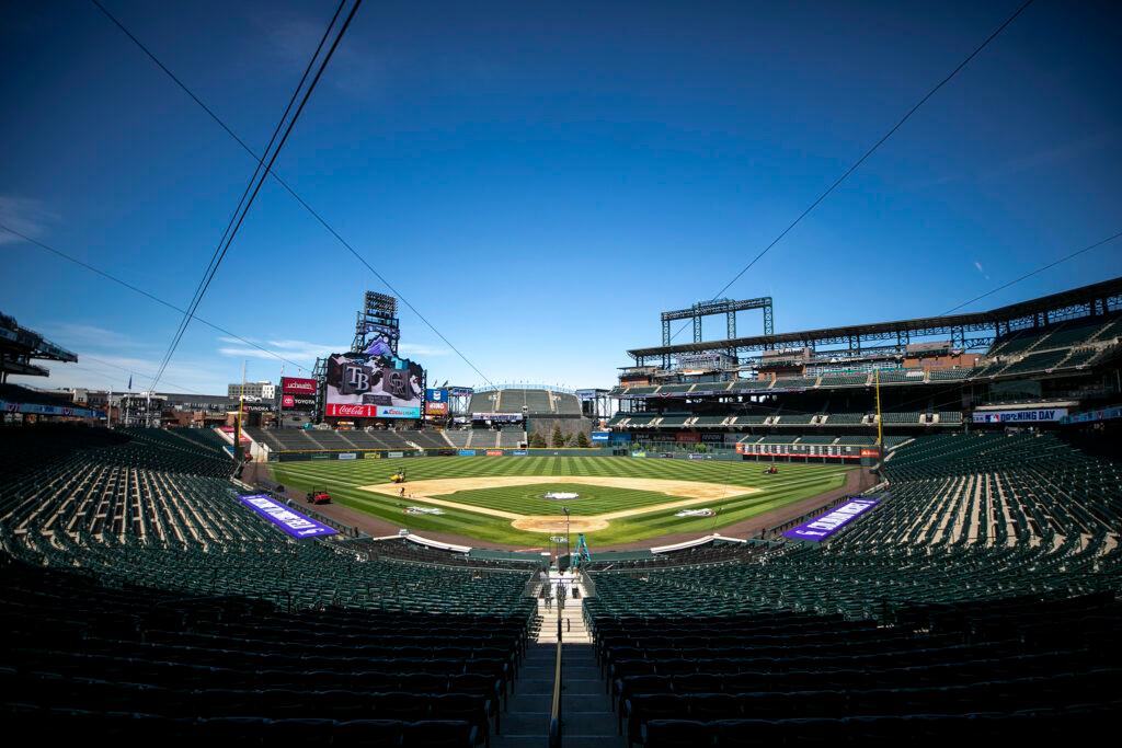 Coors Field, just before opening day. April 4, 2024.