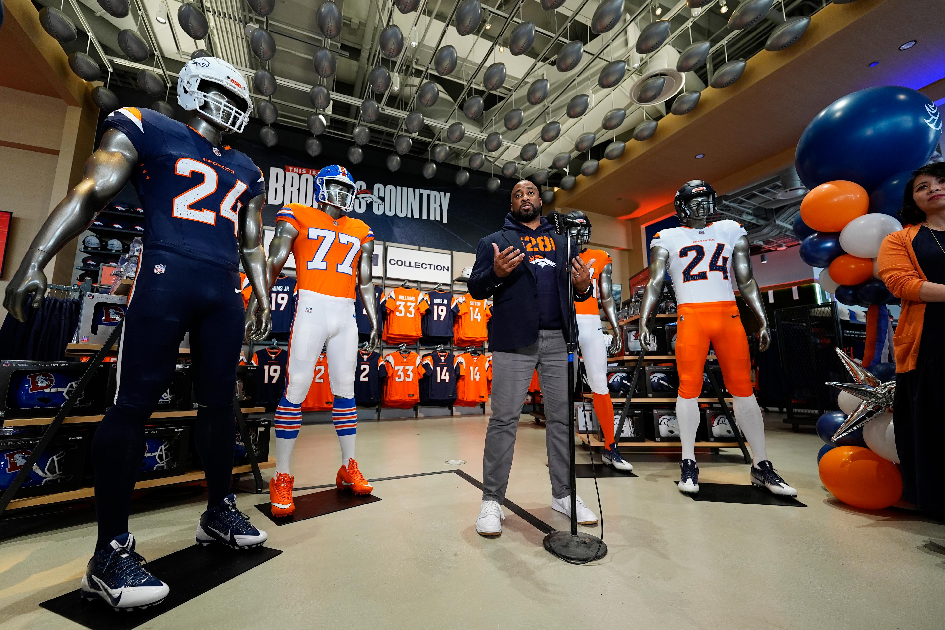 Broncos New Uniforms Football