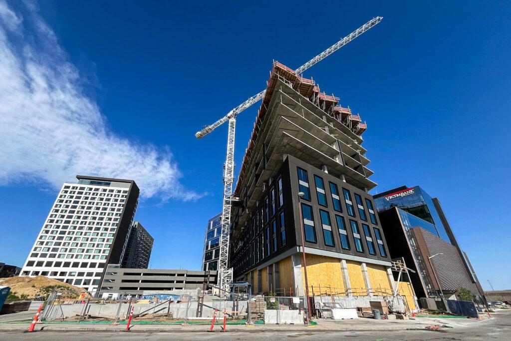 NEW OFFICE BUILDINGS UNDER CONSTRUCTION