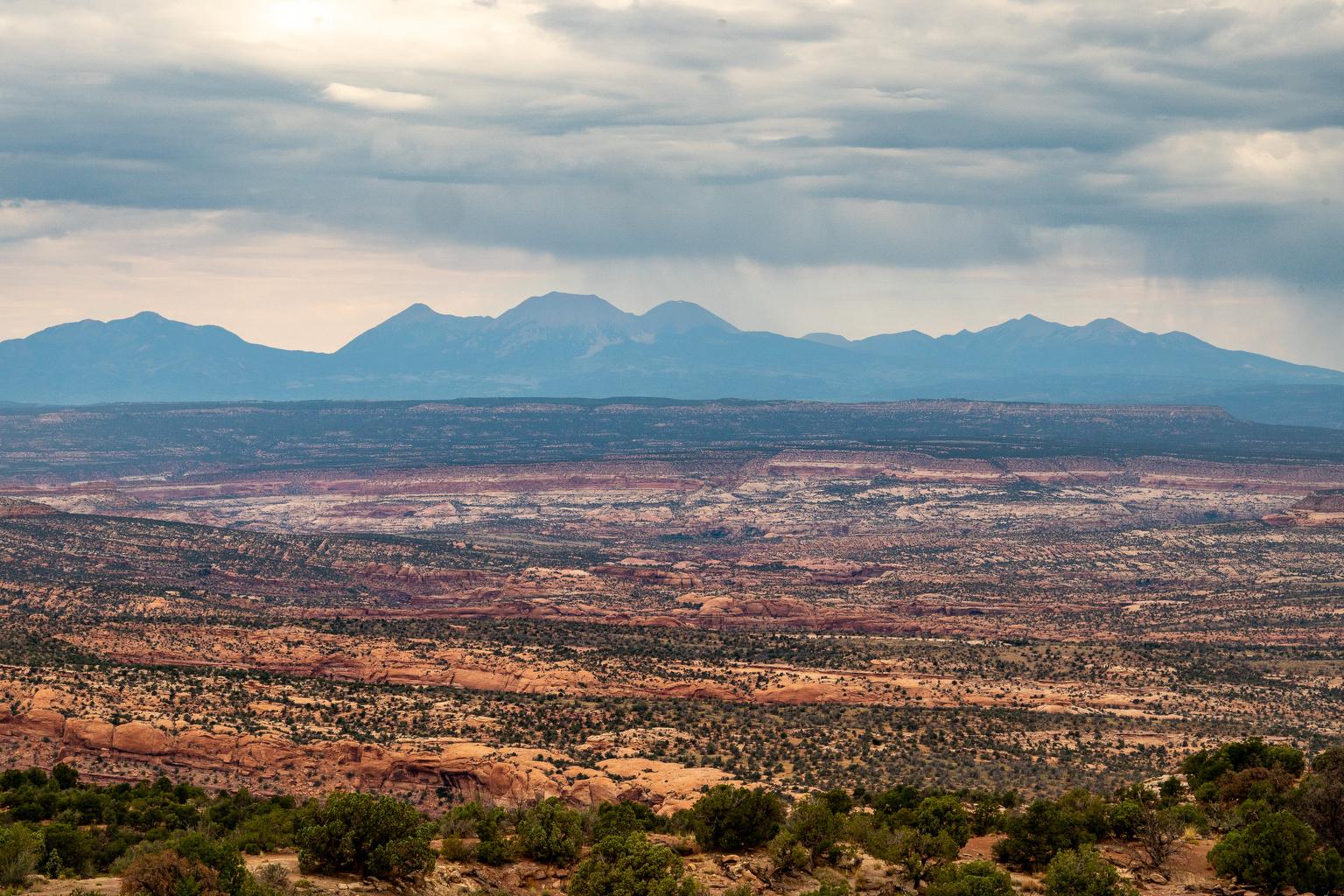 Monogram Mesa above the Paradox Valley, was once supported a booming uranium and vanadium mining economy.