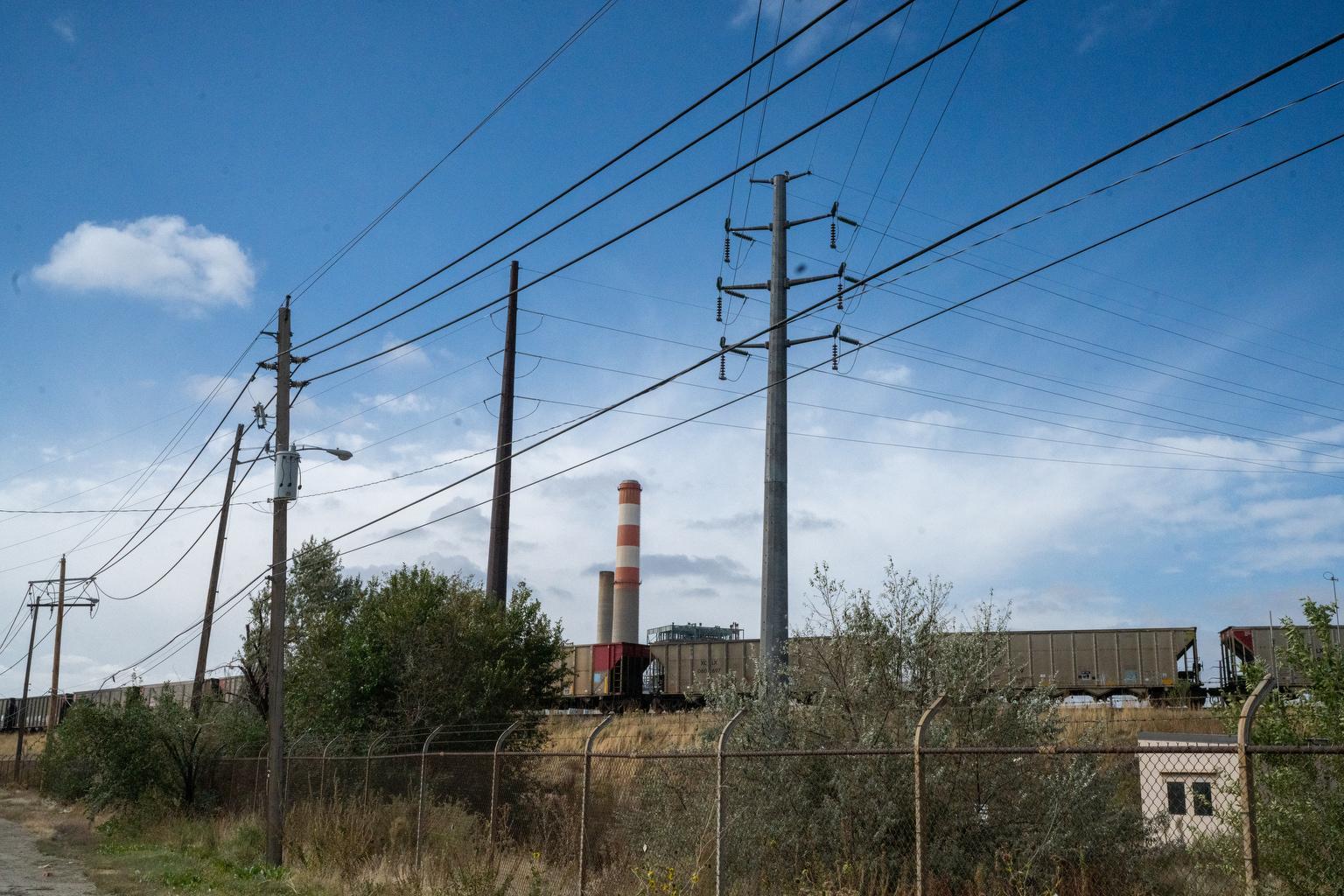 The red and white smokestack of Xcel Energy’s coal-powered Cherokee Generating Station