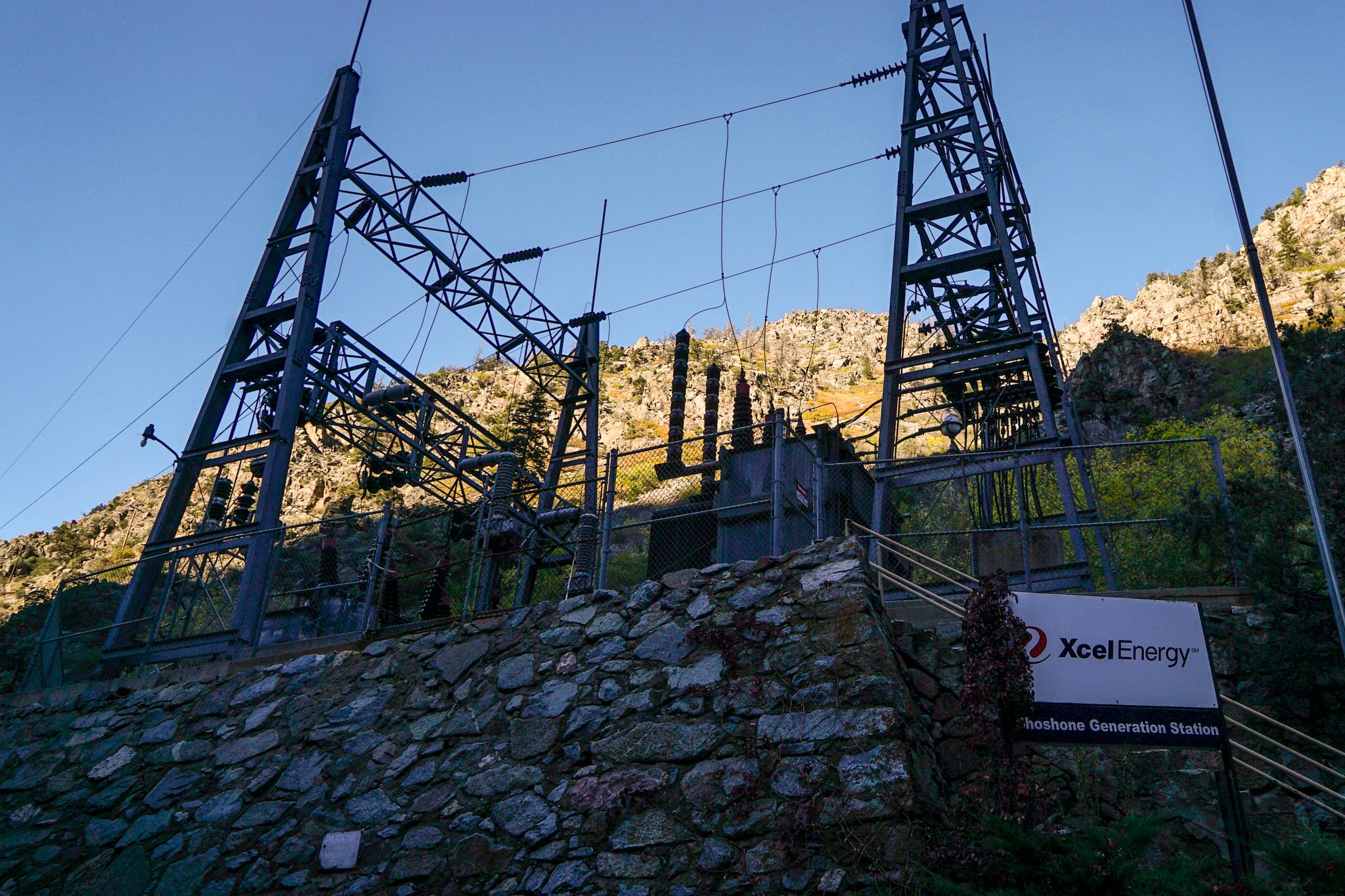 Xcel Energy's Shoshone Generating Station in Glenwood Springs. Oct. 22, 2024.