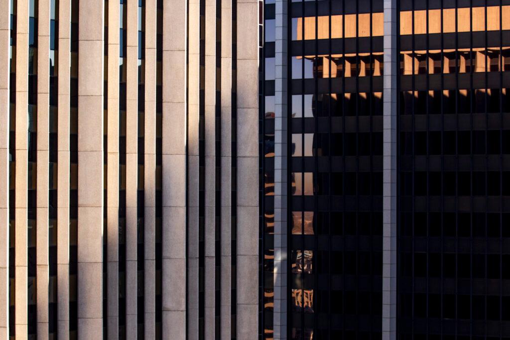 Office buildings in Downtown Denver. Nov. 14, 2024.