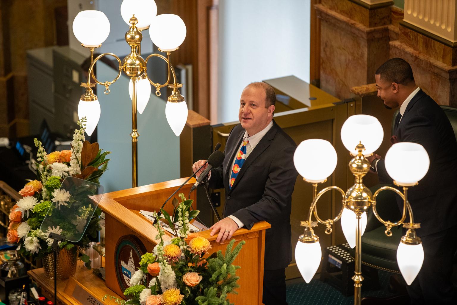 Gov. Jared Polis delivers the 2025 State of the State address