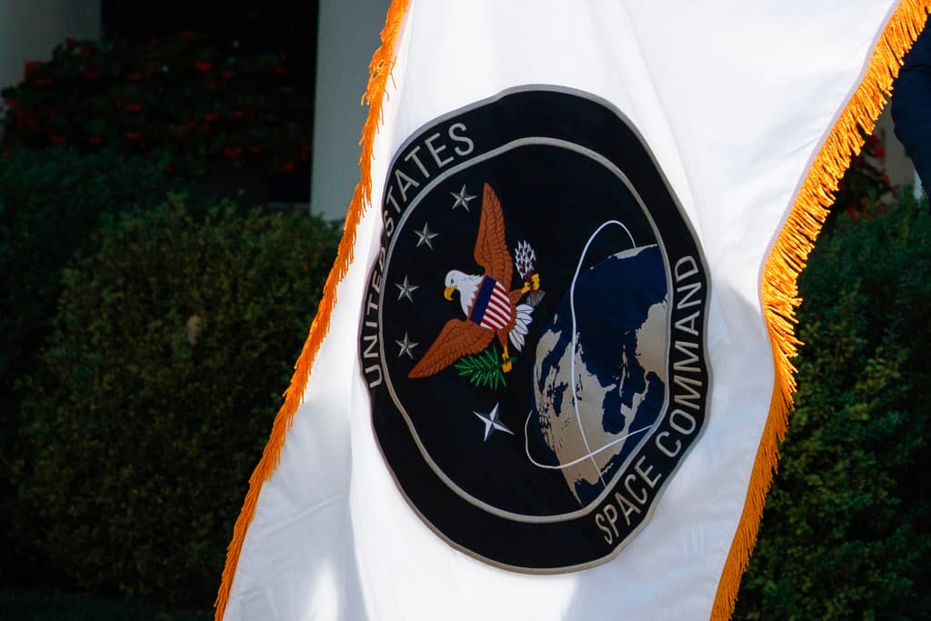 The flag of the U.S. Space Command