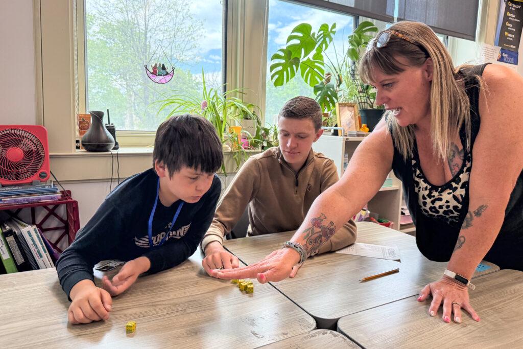 Special Education Teacher And Students