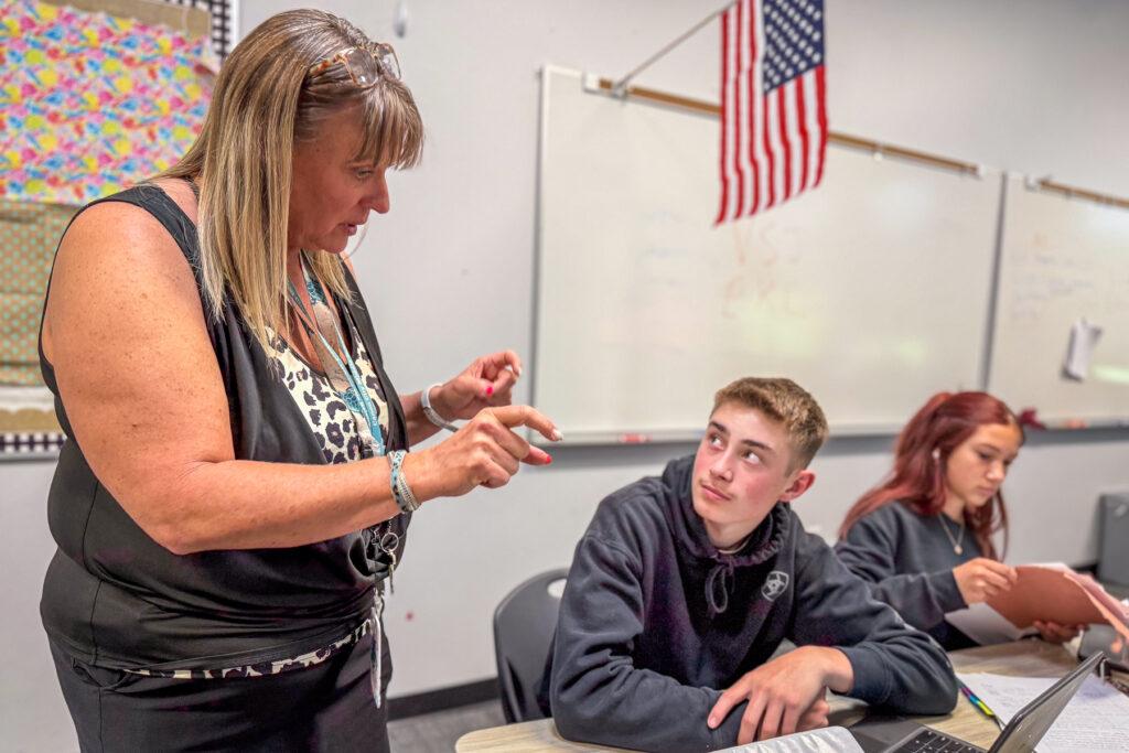 Special Education Teacher And Students