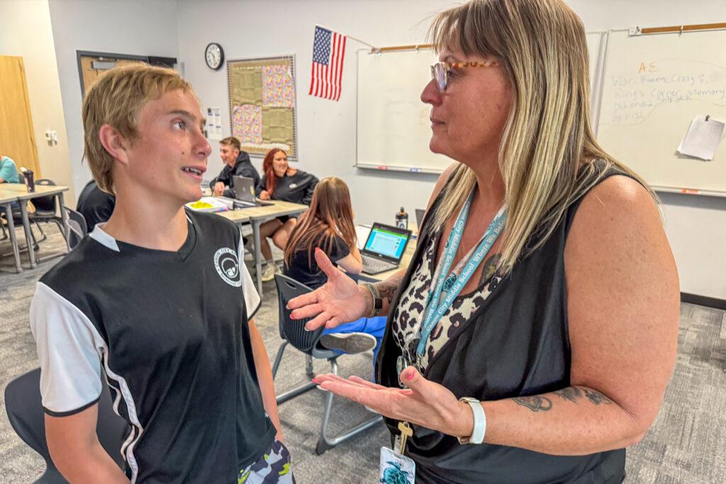 Special Education Teacher And Students
