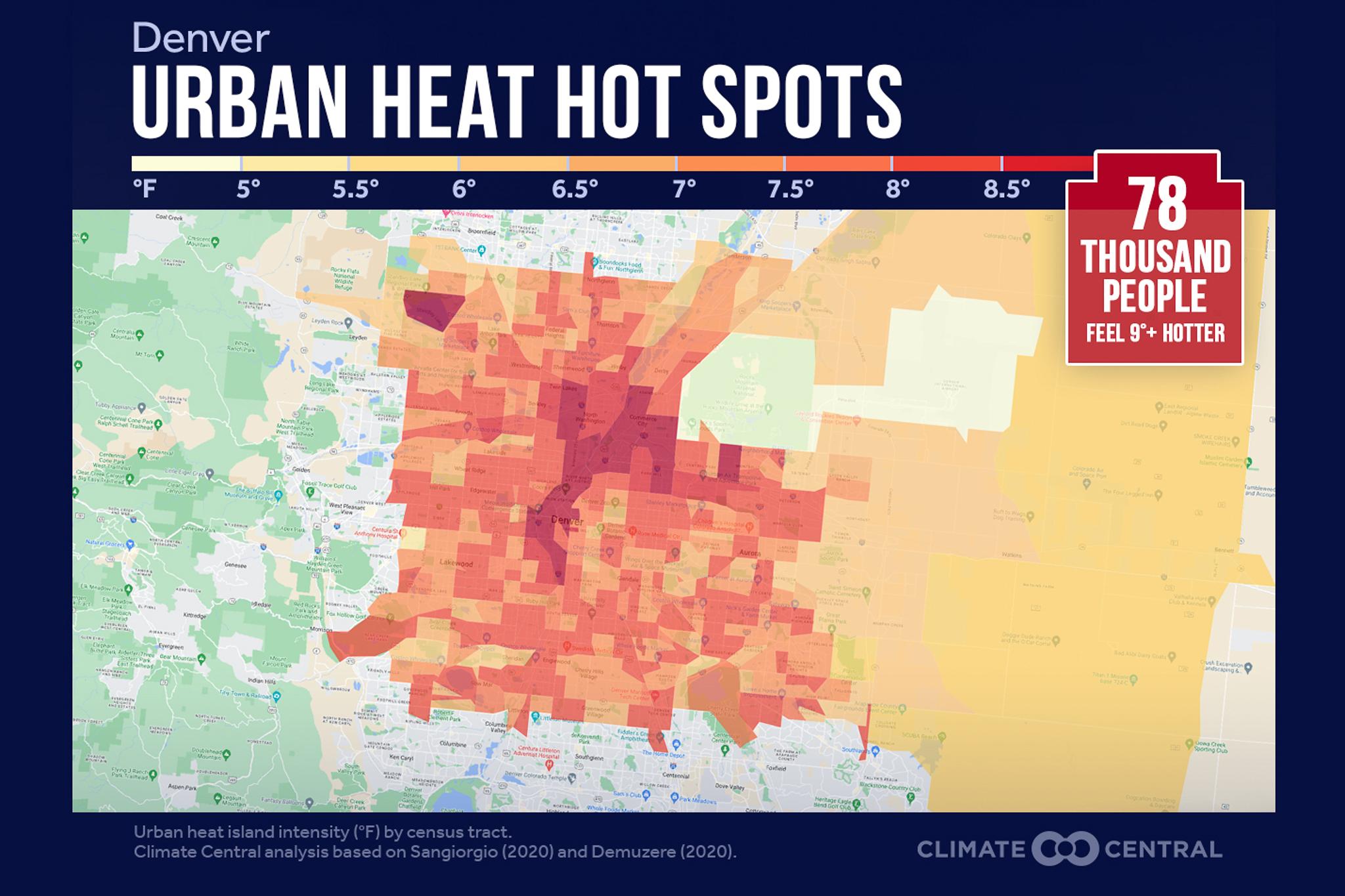 Denver Urban Heat Spots