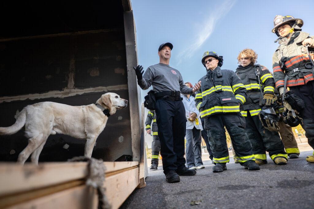 Warren Tech Firefighter Cadets CSI Students