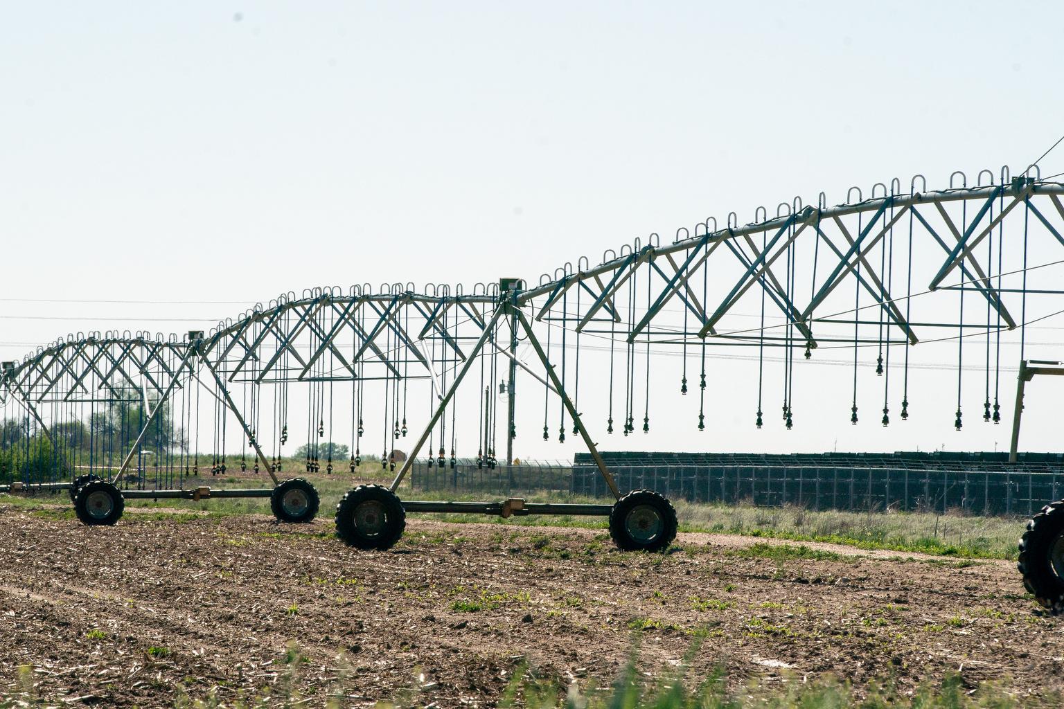 Irrigation Machinery In Weld County Field