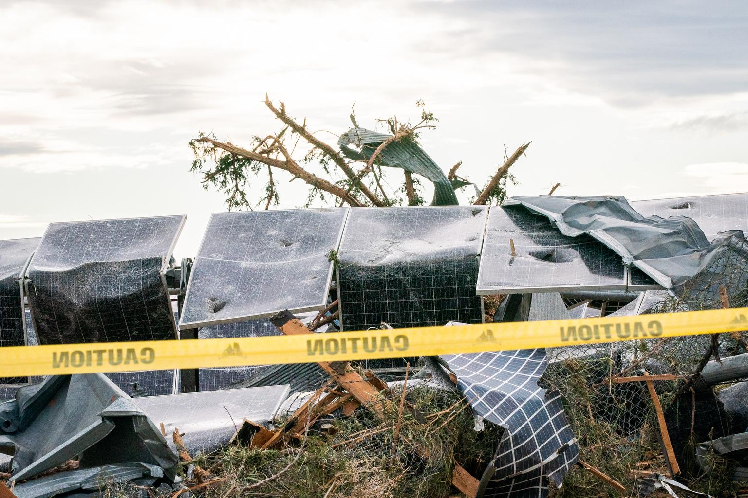 Tornado Damage In Bennet