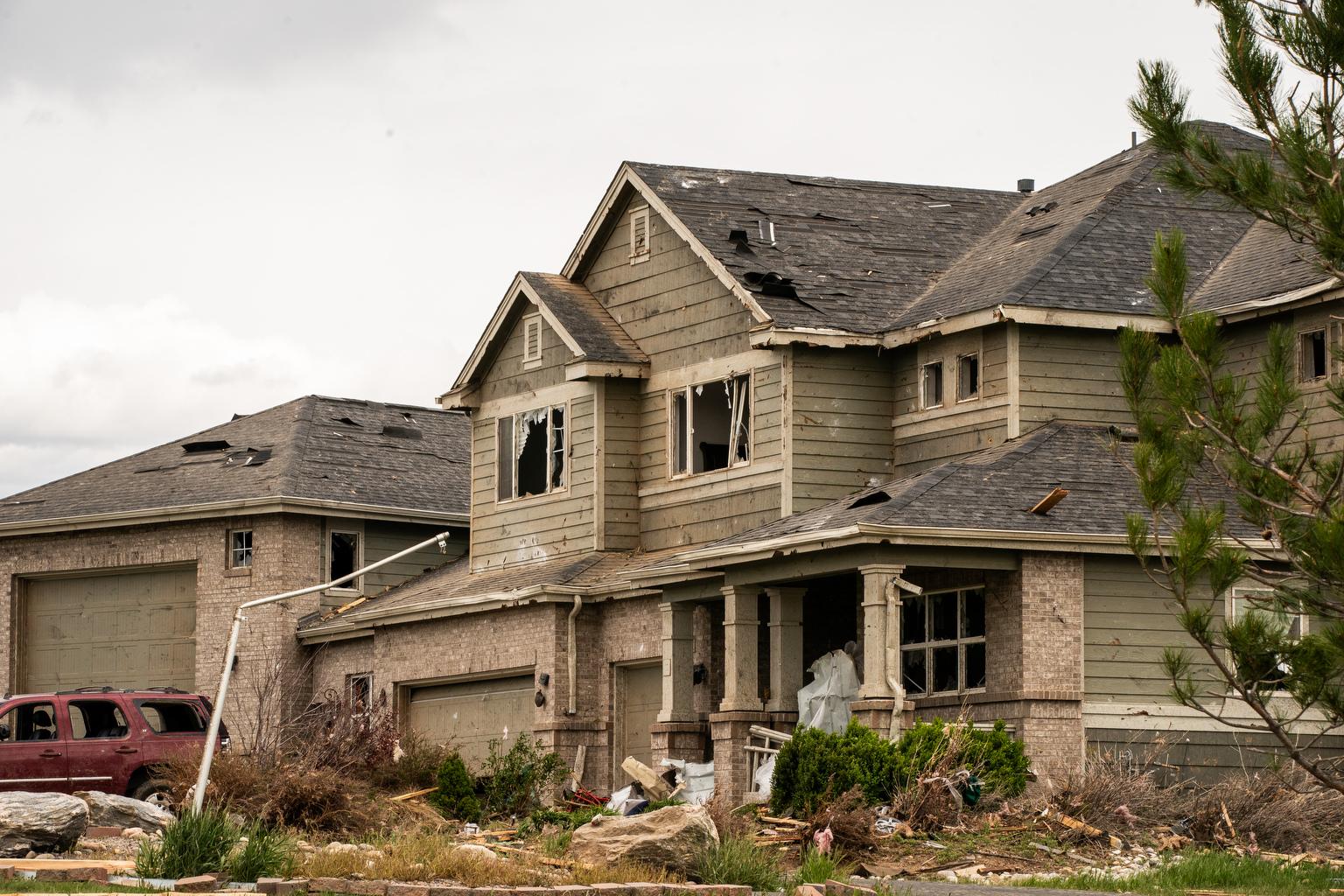 Tornado Damage In Elizabeth