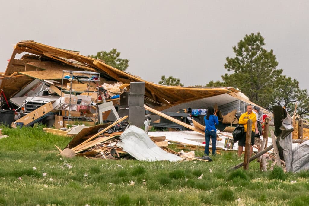 Tornado Damage In Elizabeth