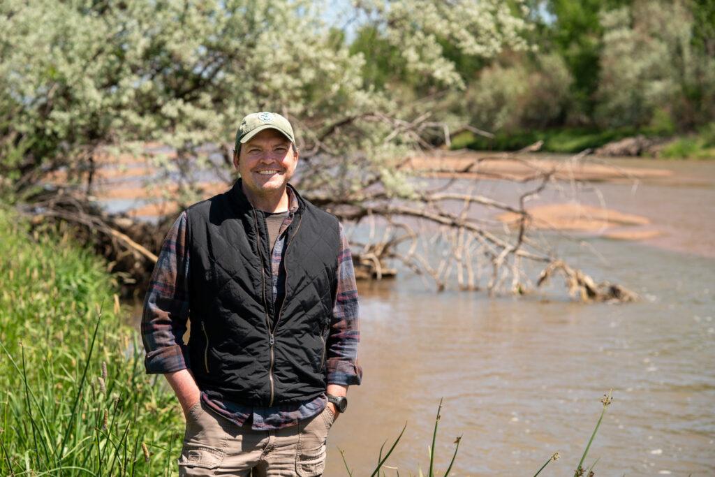 Author Jim O’Donnell at Fountain Creek