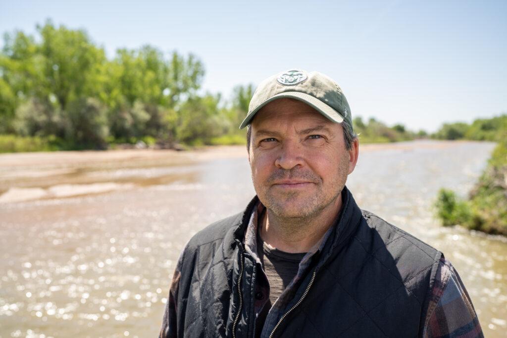 Author Jim O’Donnell at Fountain Creek