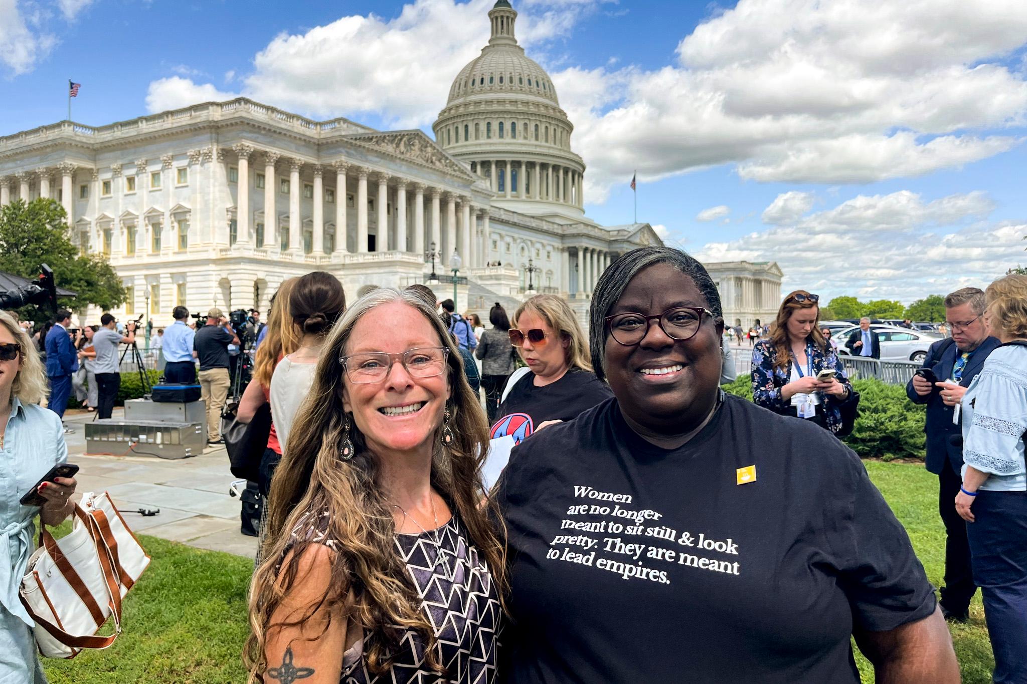 Meighen Lovelace and Yolanda Gordon