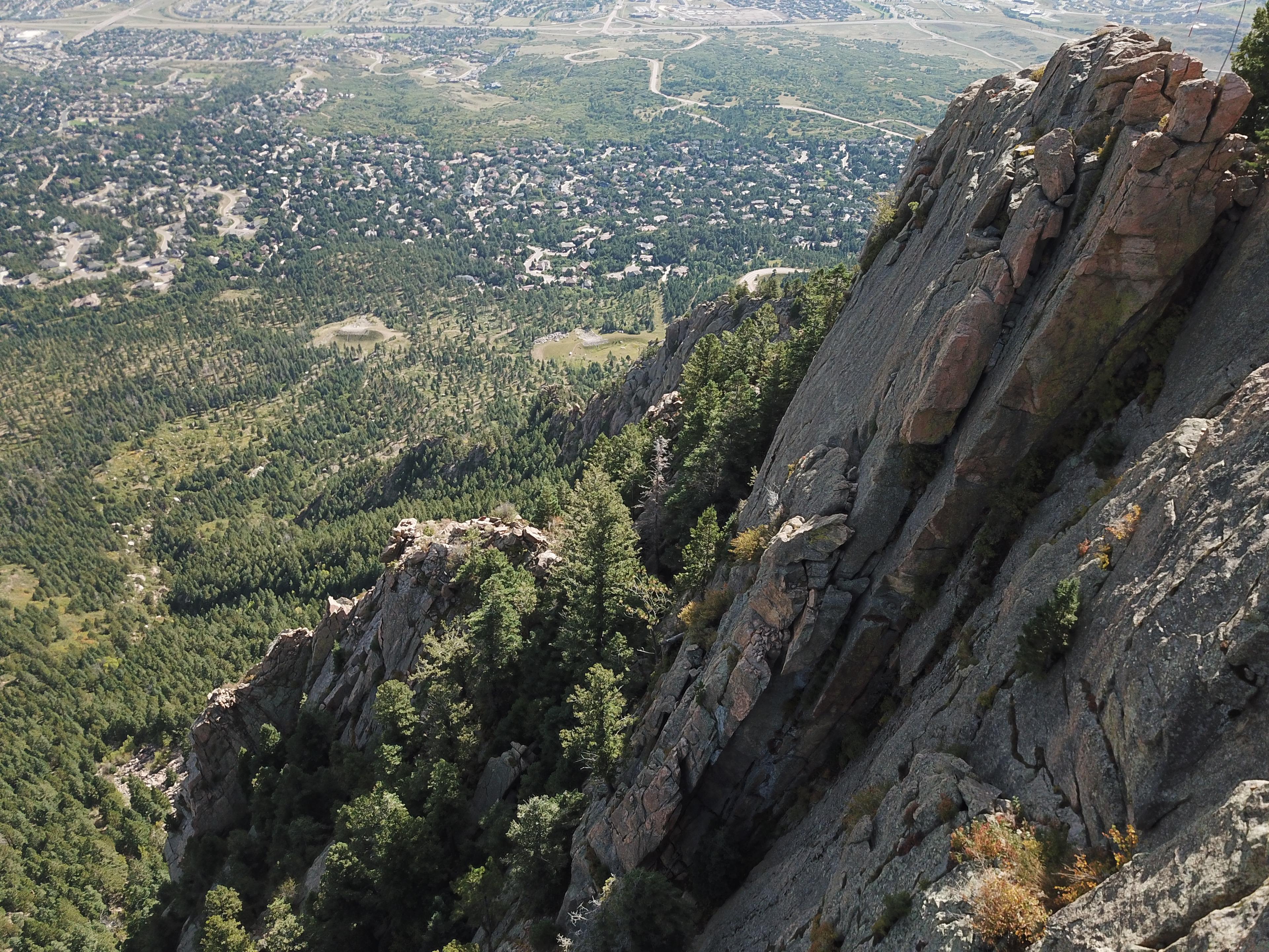 An overlook at Fishers Canyon Open Space in Colorado Springs.