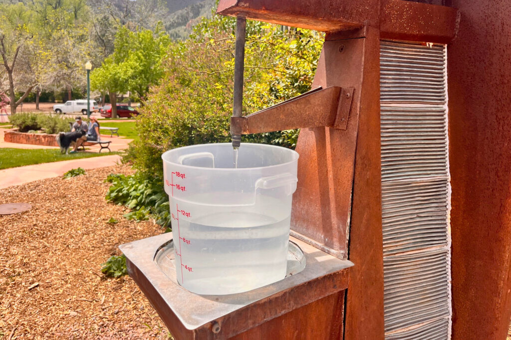 water filling bucket