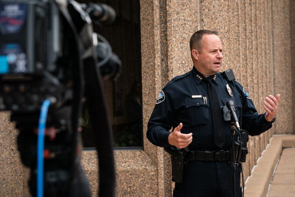 Mohammed Soliman District Attorney Michael Dougherty Police Chief Stephen Redfearn