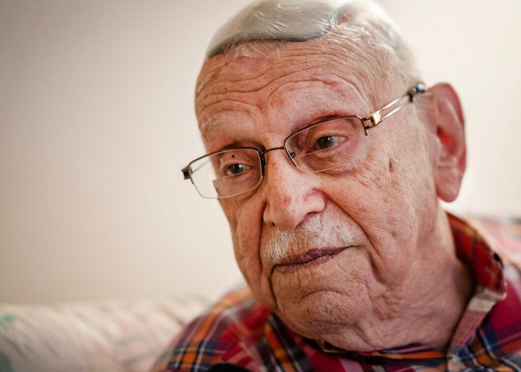 HOWARD BERGER AT HIS HOME IN DENVER