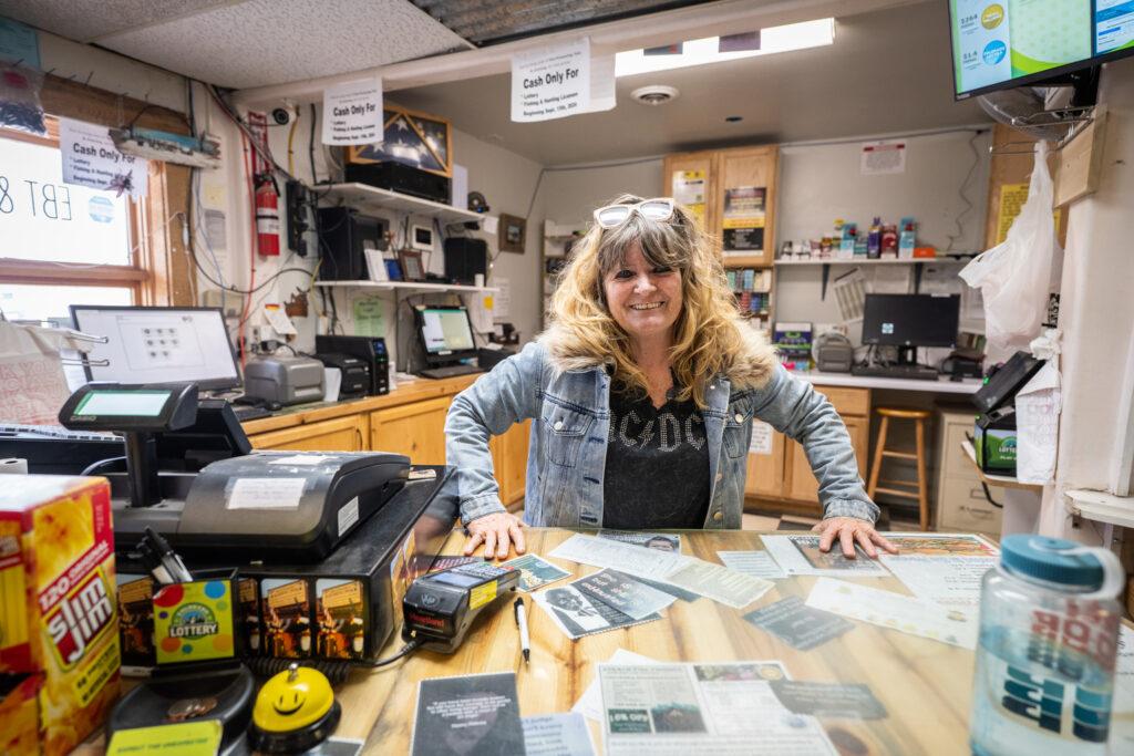 Red Feather Lakes Trading Post owner Georgia Robedeau
