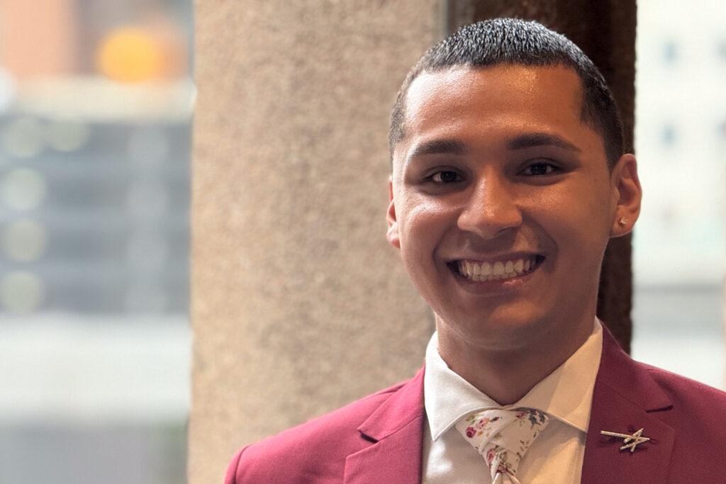 First generation college graduate Brian Ysasaga