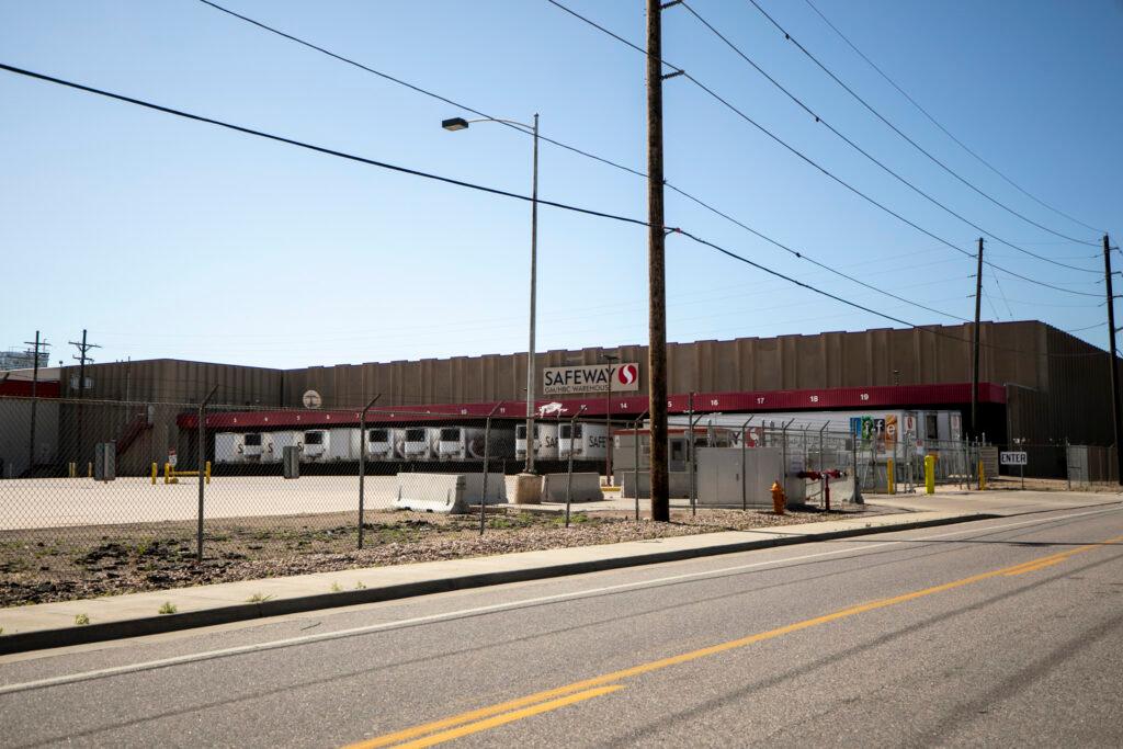 Safeway warehouses in Denver's Northeast Park Hill neighborhood. June 15, 2025.