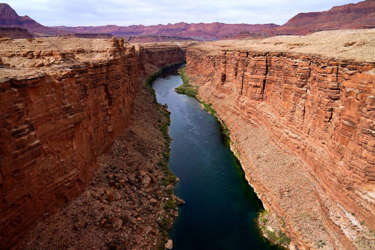The Colorado River in the upper River Basin