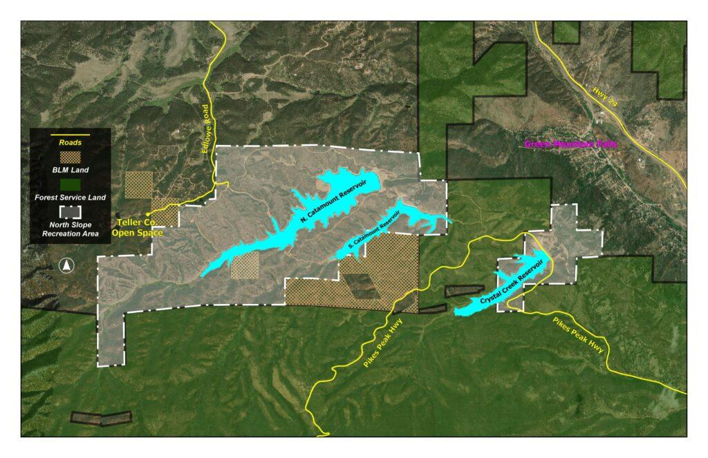 Map of North Slope Recreation Area