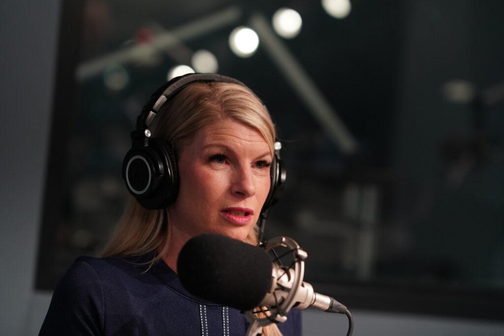 Democratic U.S. Rep. Brittany Pettersen at the CPR News studios in Denver