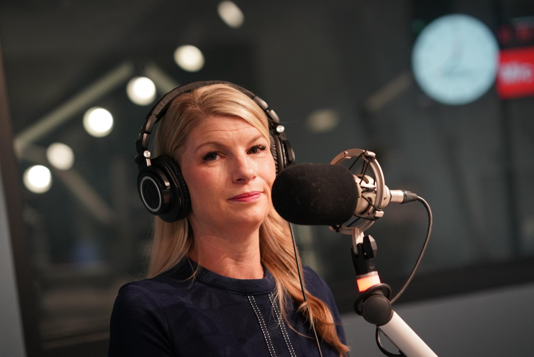 Democratic U.S. Rep. Brittany Pettersen at the CPR News studios in Denver