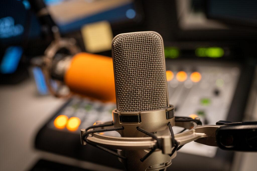 Inside a CPR News recording studio