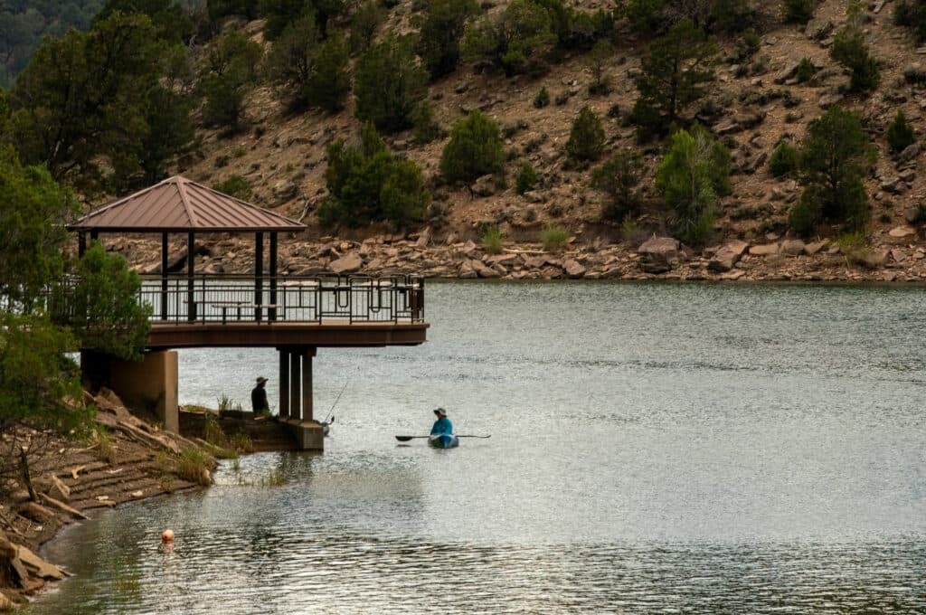 Ridgway State Park Reservoir Small Mouth Bass Fishing