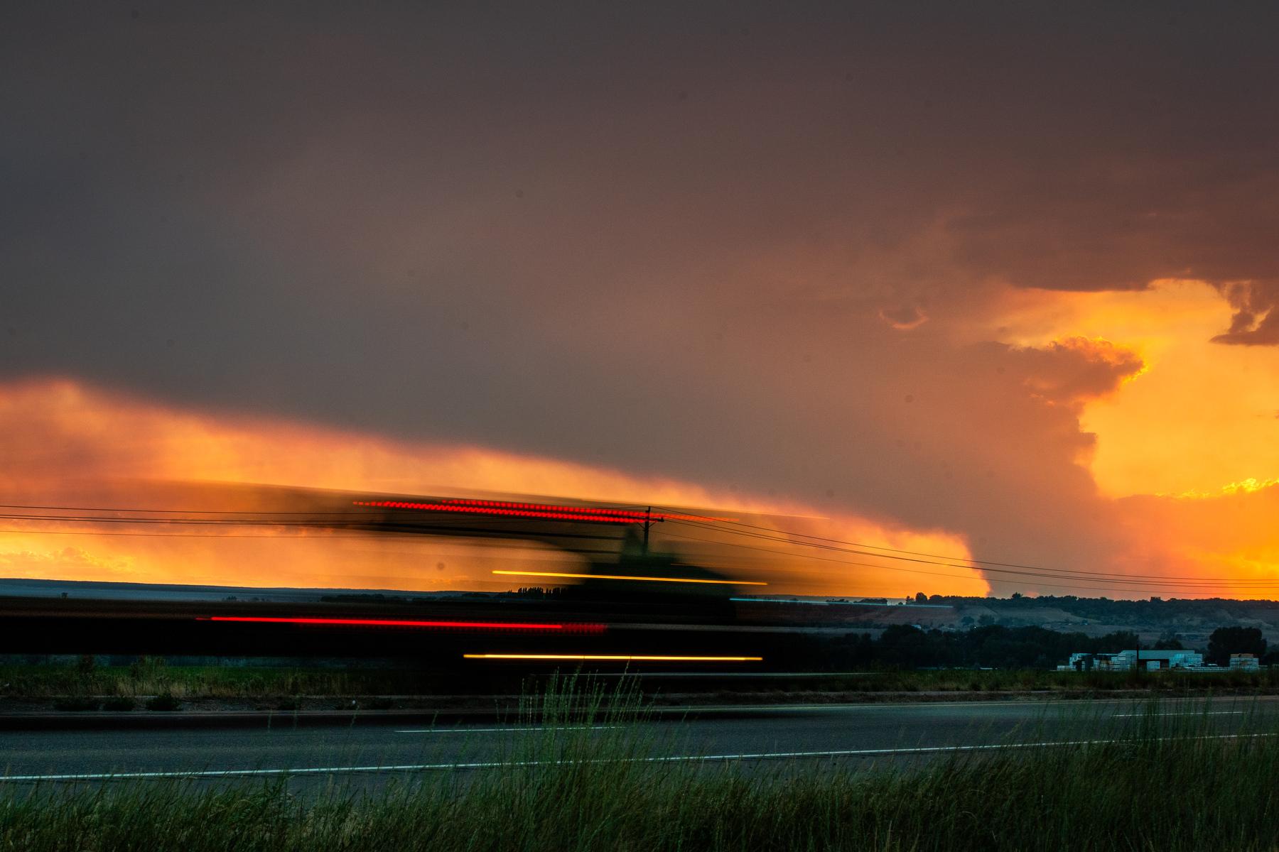 Western Slope wildfire smoke turns the sky orange