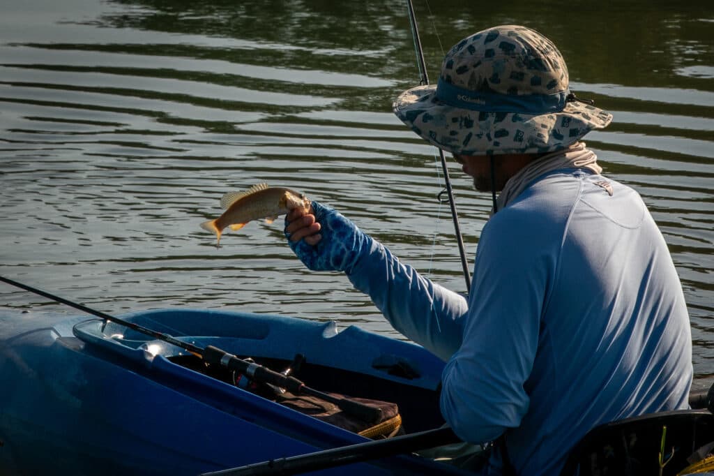 Ridgway State Park Reservoir Small Mouth Bass Fishing
