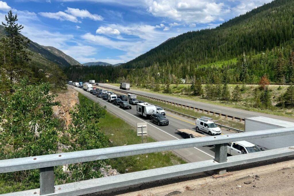 stalled cars on the road