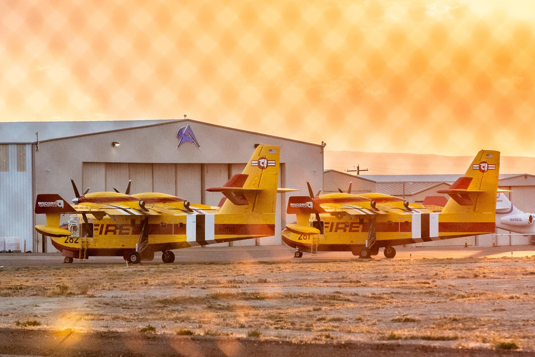 Western Slope wildfire smoke turns the sky orange