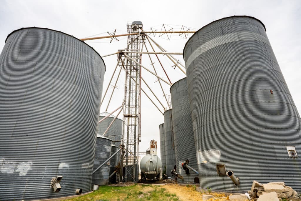 Grain bins in Keenesburg