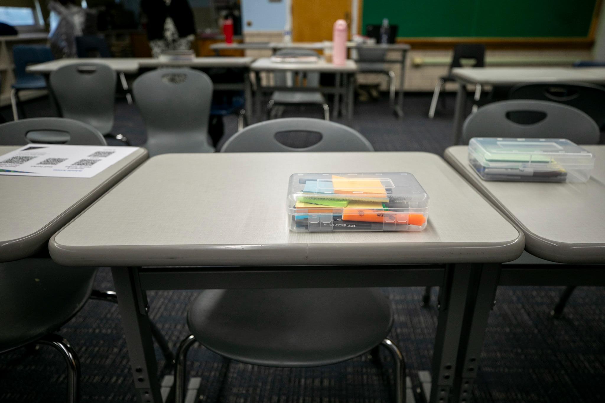 a student desk